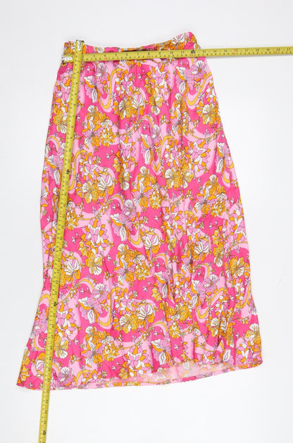 Womens UK Size XS Savida A-Line Satin Skirt