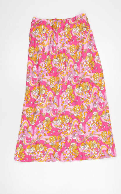 Womens UK Size XS Savida A-Line Satin Skirt