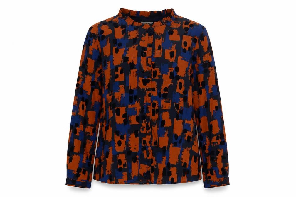 Womens UK Size 16 Damart Multicoloured Classic Blouse