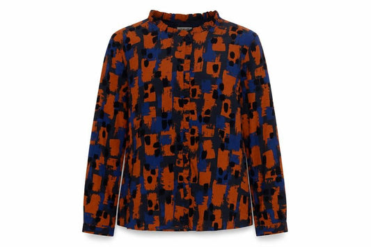 Womens UK Size 16 Damart Multicoloured Classic Blouse