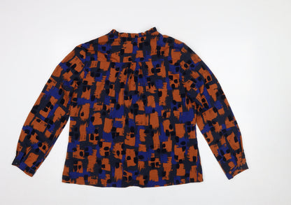 Womens UK Size 16 Damart Multicoloured Classic Blouse
