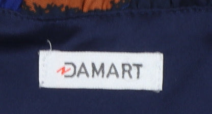Womens UK Size 16 Damart Multicoloured Classic Blouse