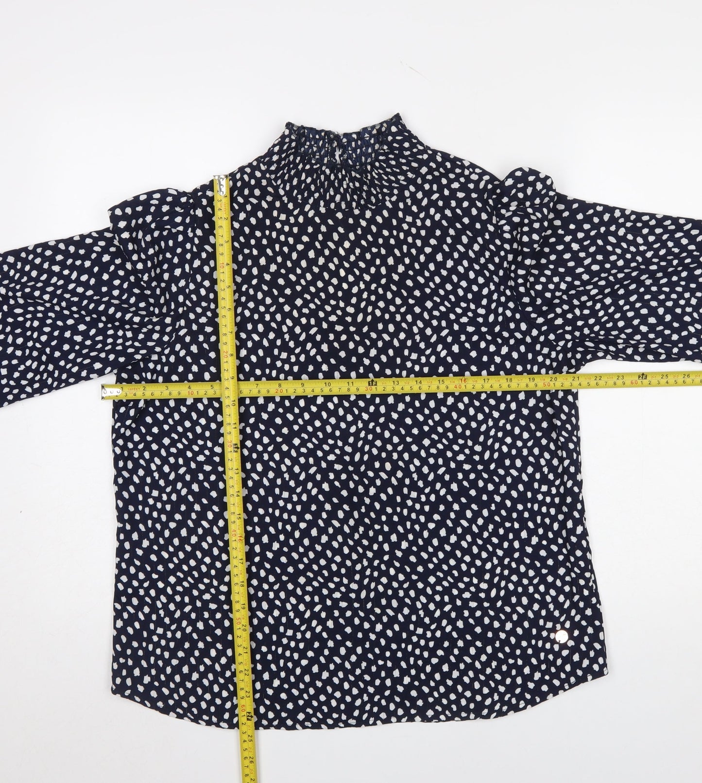 Womens UK Size 12 Rant & Rave Blue Tunic Blouse