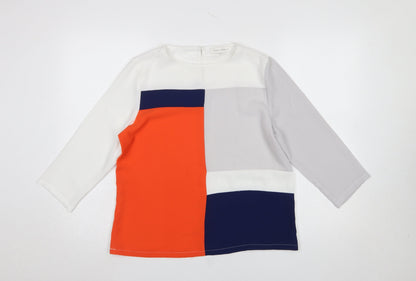 Womens UK Size P Marc Angelo Multicoloured Basic Blouse