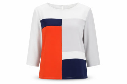 Womens UK Size P Marc Angelo Multicoloured Basic Blouse