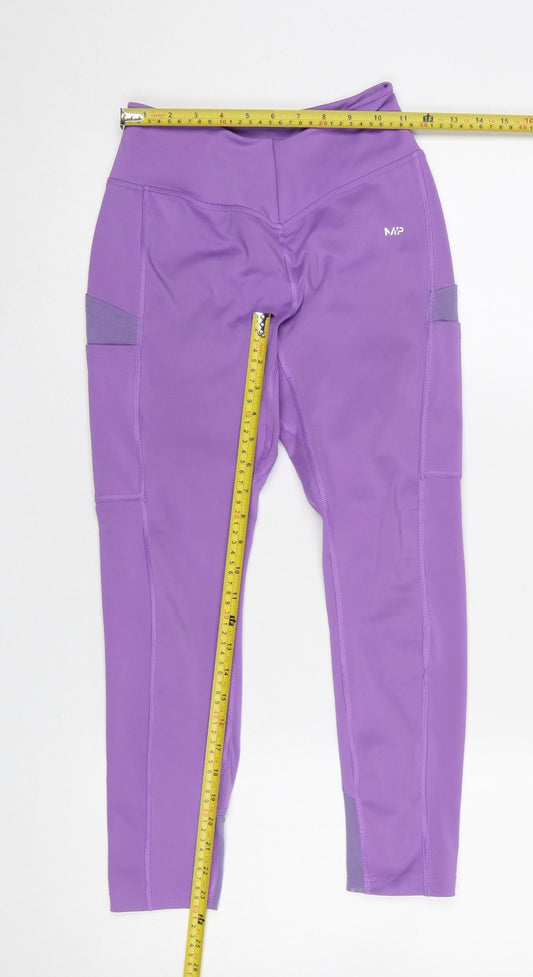 Womens UK Size S MP Slim Fit Leggings Purple Leggings