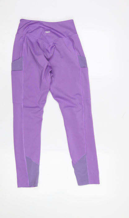 Womens UK Size S MP Slim Fit Leggings Purple Leggings