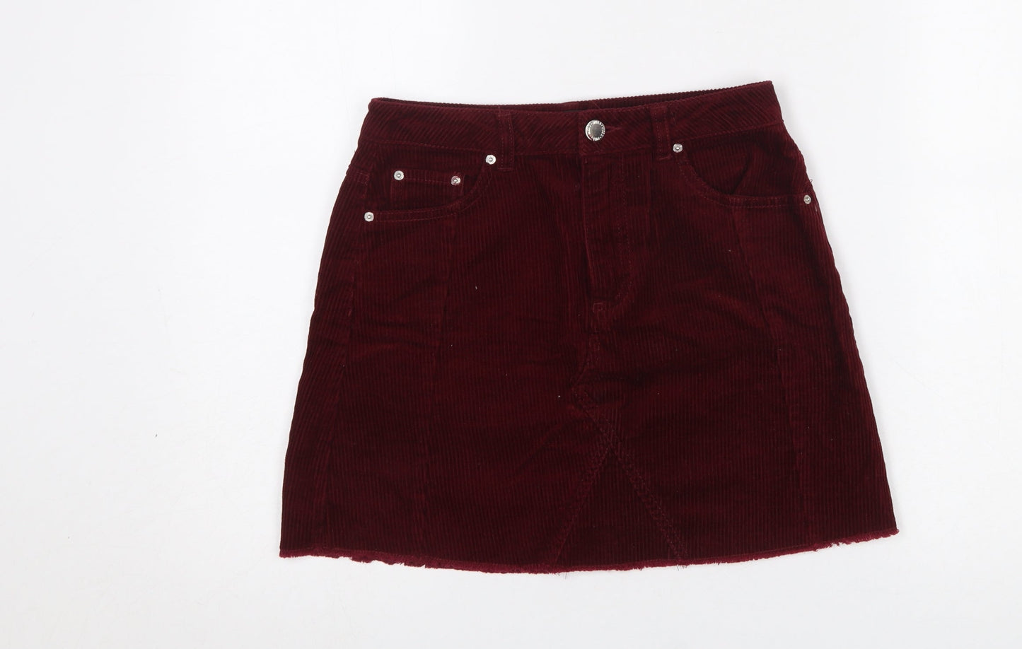 Womens UK Size 8 Miss Selfridge Mini Corduroy Skirt