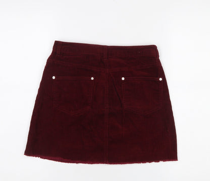 Womens UK Size 8 Miss Selfridge Mini Corduroy Skirt