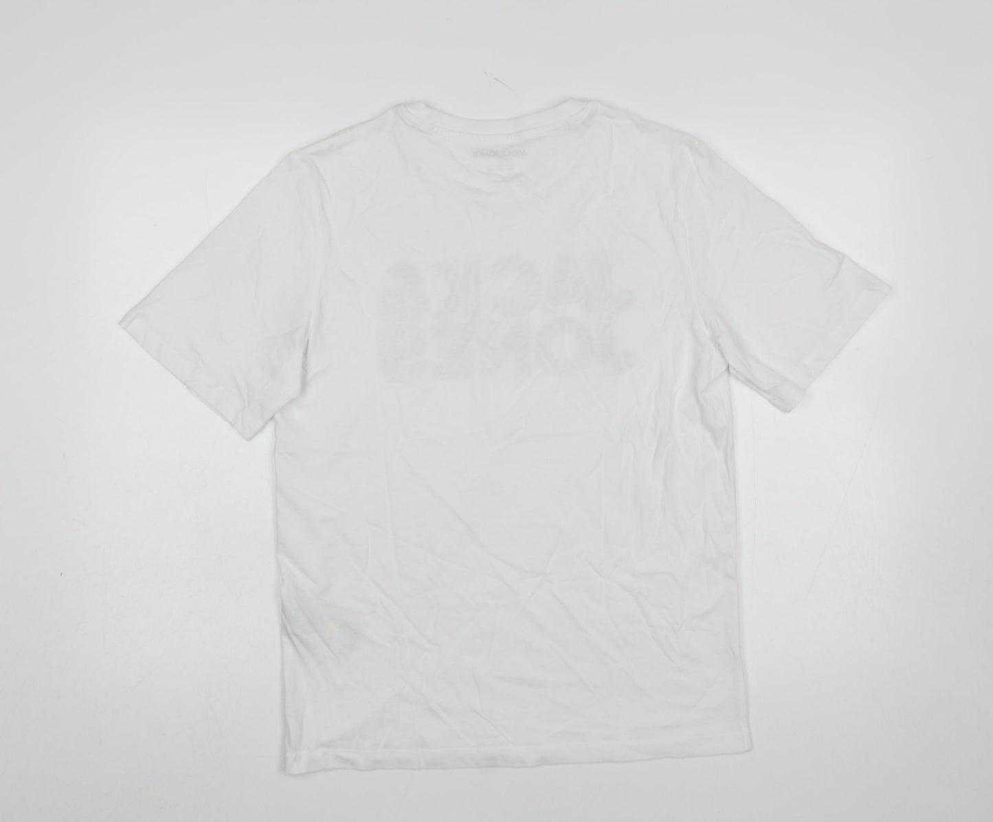 Mens UK Size S JACK & JONES White  T-Shirt