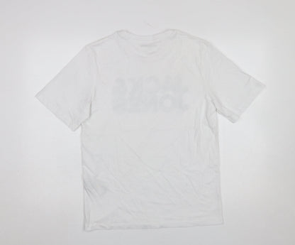 Mens UK Size S JACK & JONES White  T-Shirt