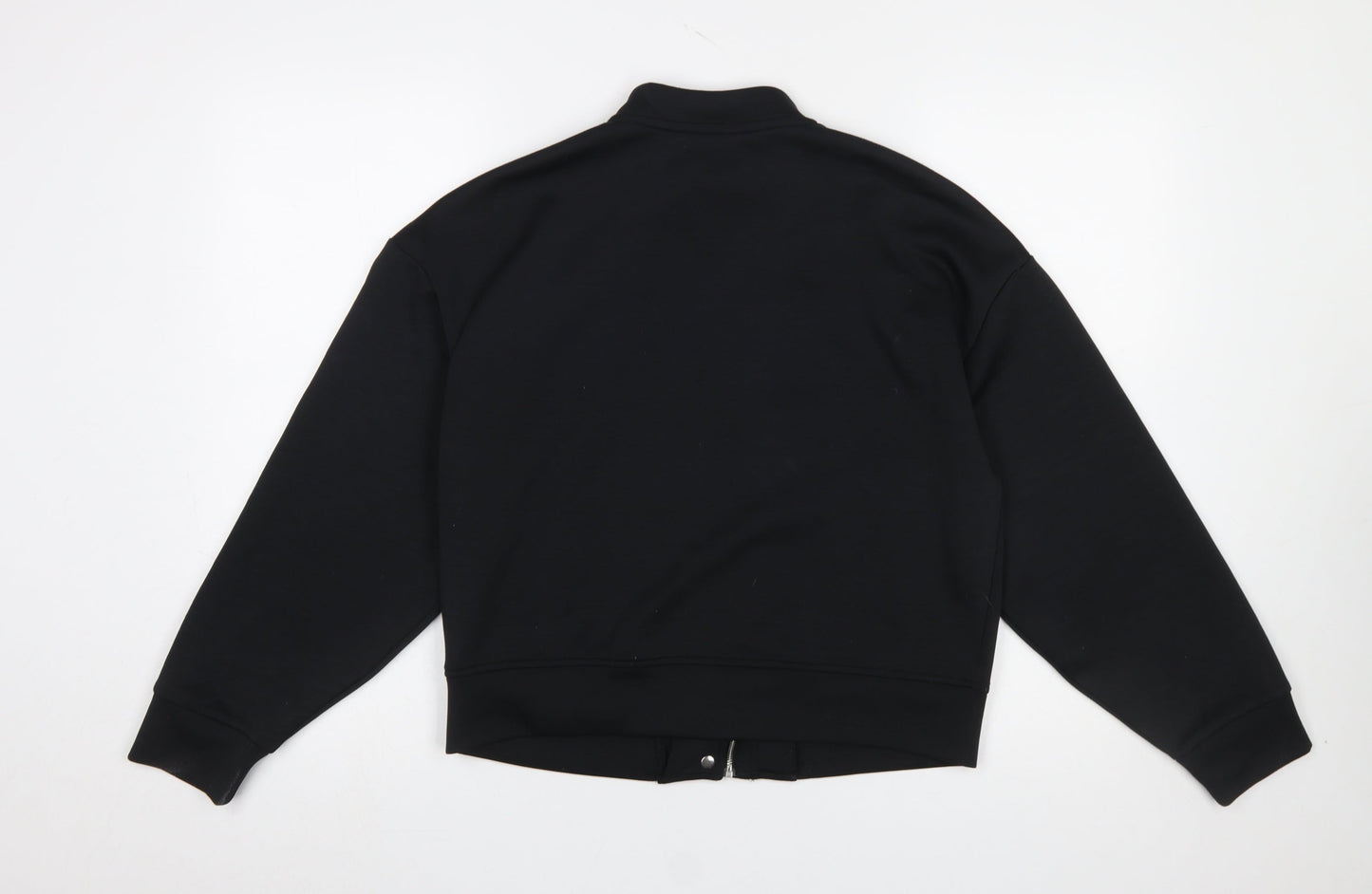 Womens UK Size S Dunnes Stores Black Full Zip Sweatshirt