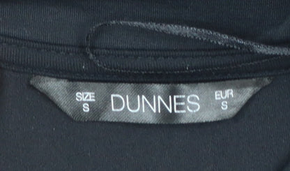 Womens UK Size S Dunnes Stores Black Full Zip Sweatshirt