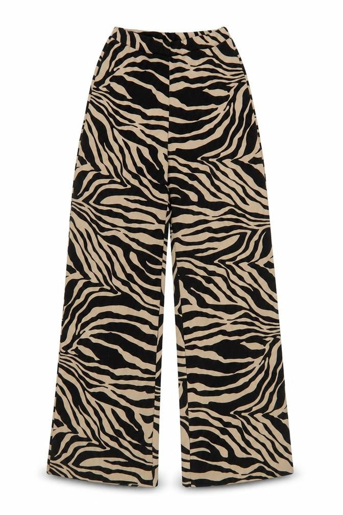 Womens UK Size 4 PRETTYLITTLETHING Regular Fit Casual Party/Cocktail Beige Trous