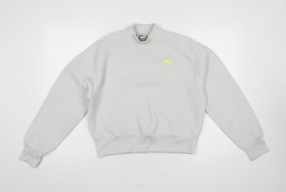 Womens UK Size M PUMA Grey Pullover Sweatshirt