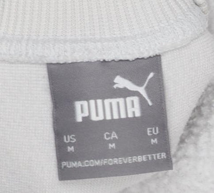 Womens UK Size M PUMA Grey Pullover Sweatshirt