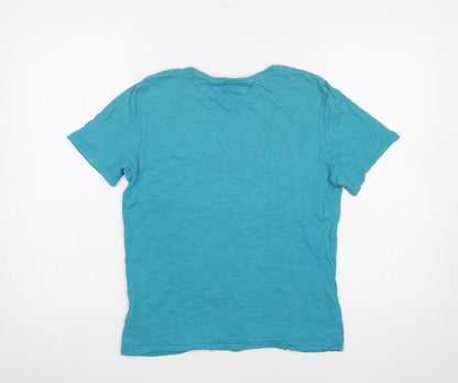 Boys UK Size 164 Tommy Hilfiger Blue Basic T-Shirt