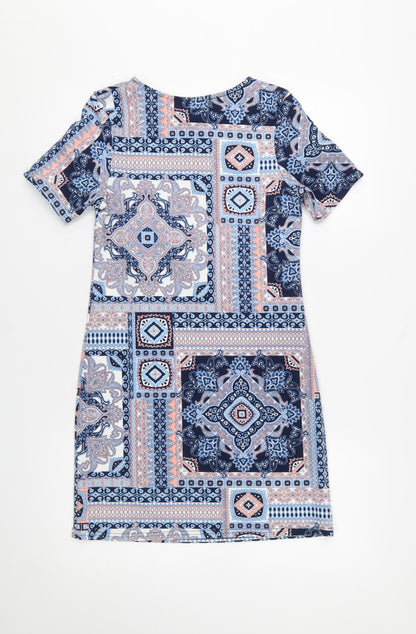 Womens UK Size 8 Quiz Shift Dress