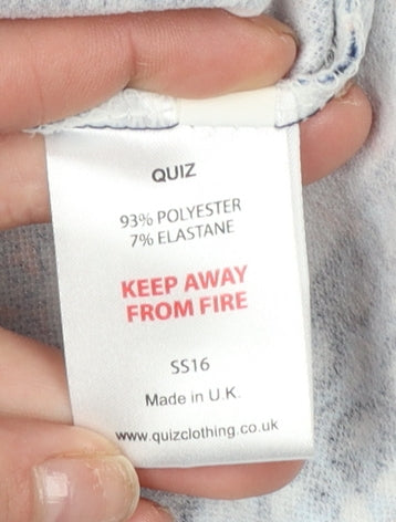 Womens UK Size 8 Quiz Shift Dress
