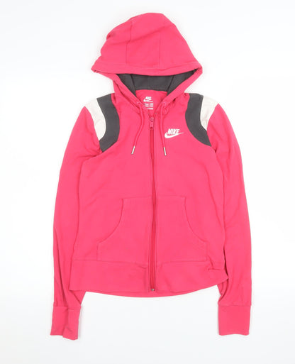 Womens UK Size S Nike Pink Basic Jacket