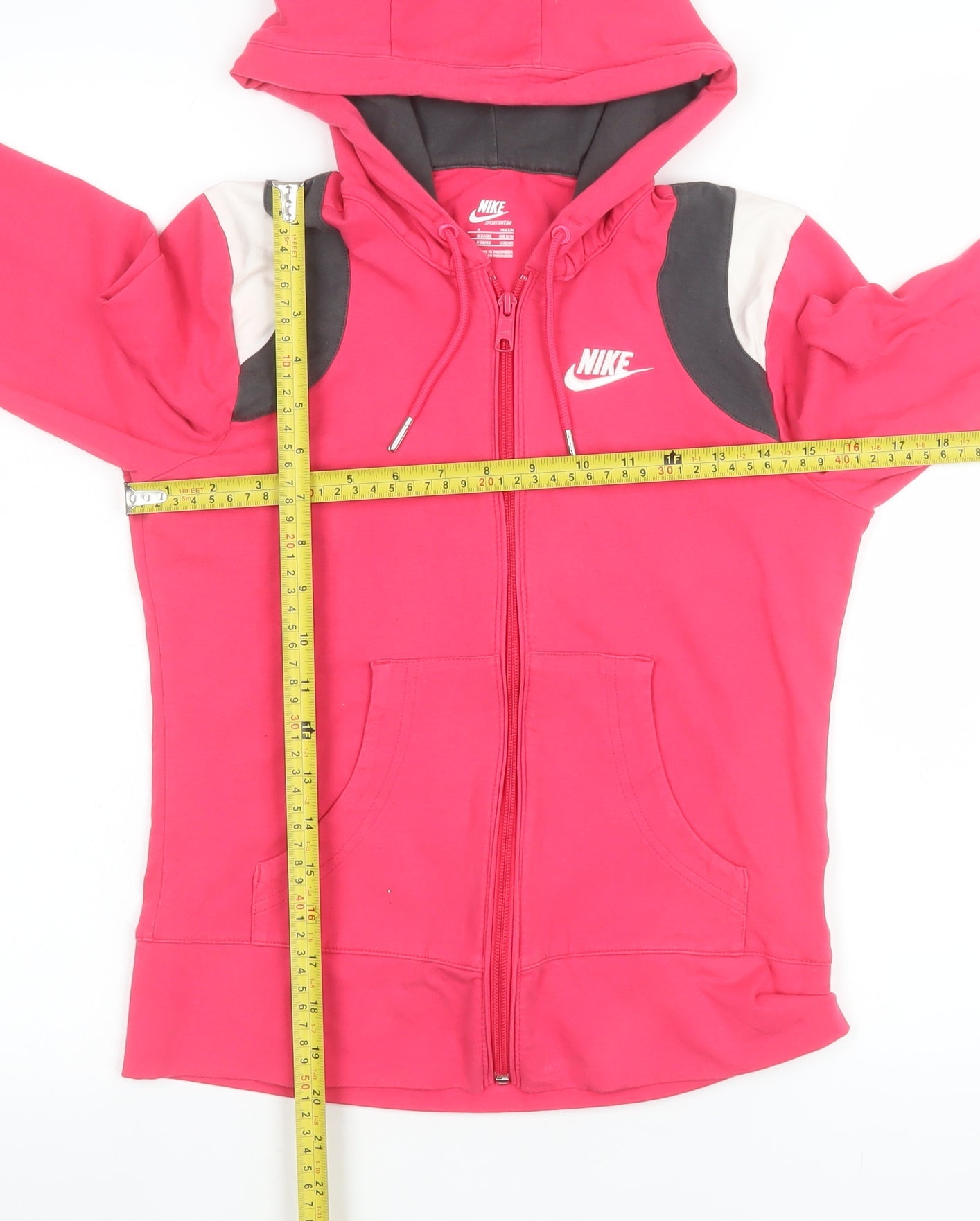 Womens UK Size S Nike Pink Basic Jacket