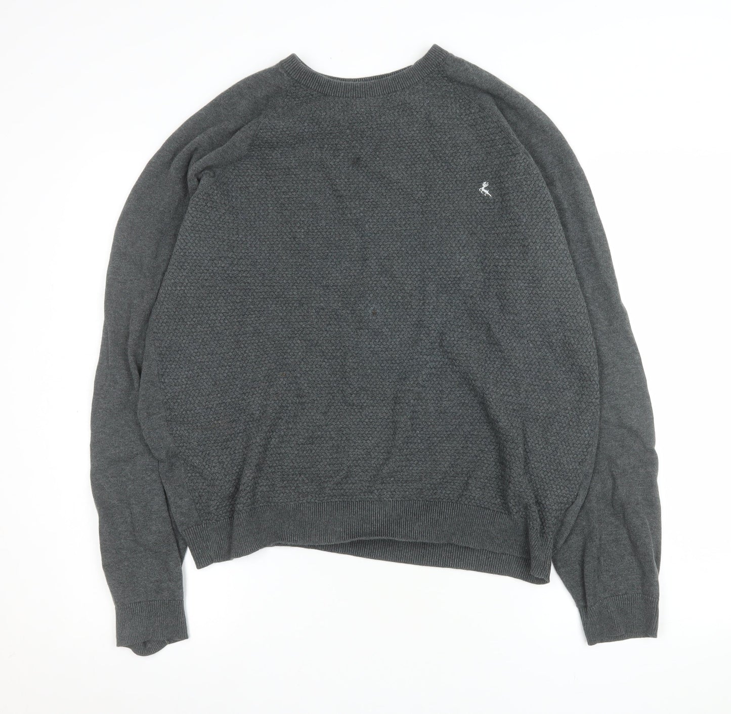 Mens UK Size XL Holmes & Co Products Grey Pullover Jumper
