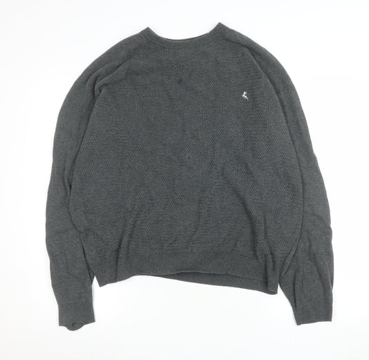 Mens UK Size XL Holmes & Co Products Grey Pullover Jumper