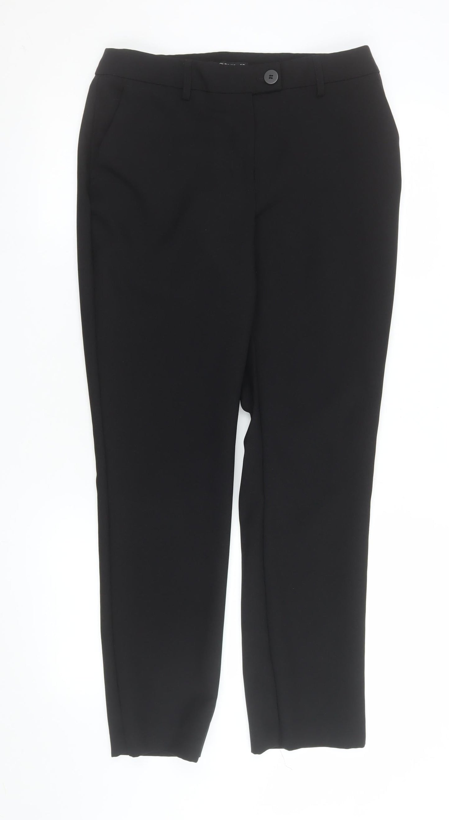 Womens UK Size 10 Dunnes Stores Classic Fit Business Workwear Casual Black Trous