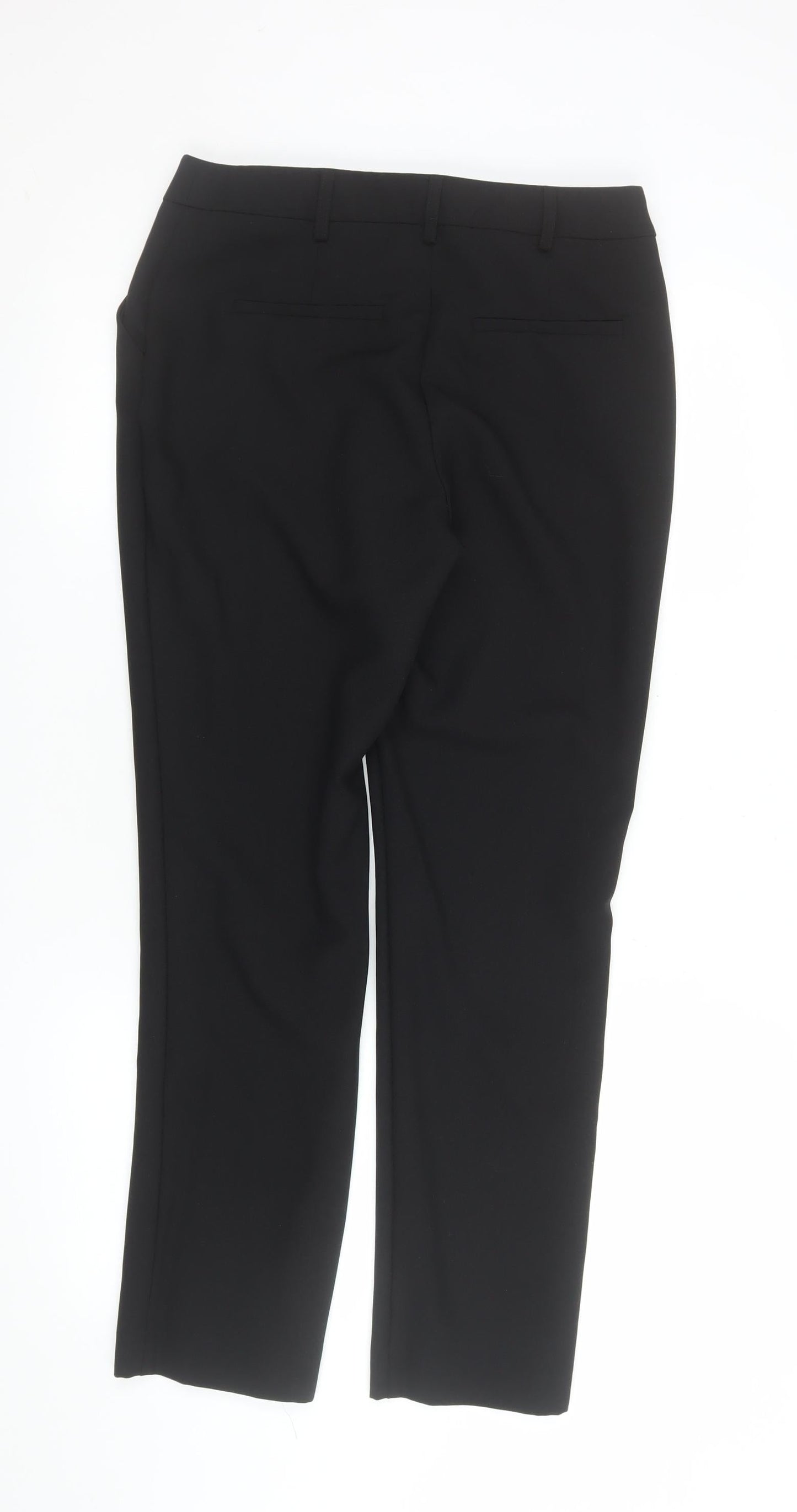 Womens UK Size 10 Dunnes Stores Classic Fit Business Workwear Casual Black Trous