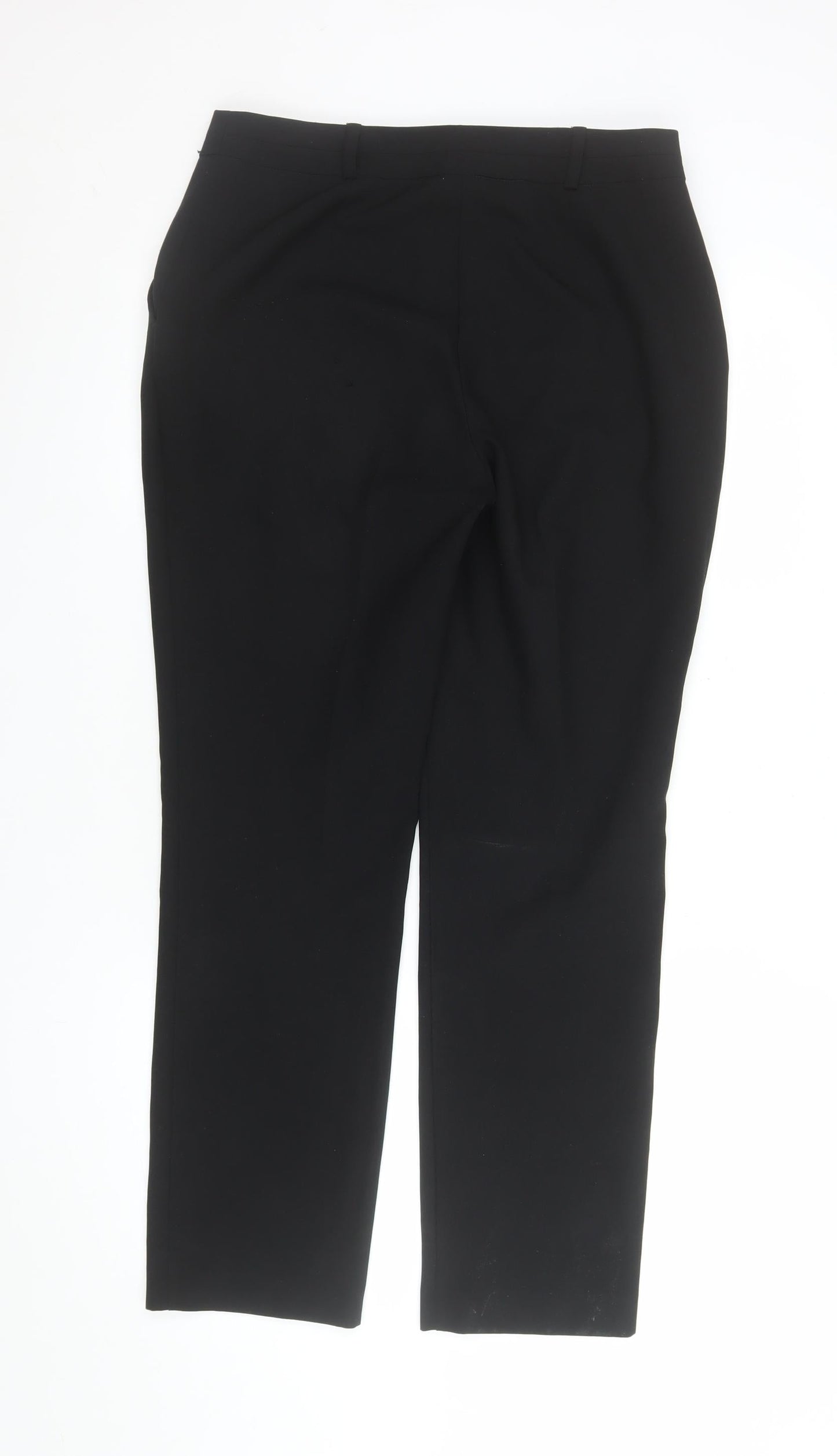 Womens UK Size 10 Dunnes Stores Regular Fit Business Workwear Casual Black Trous