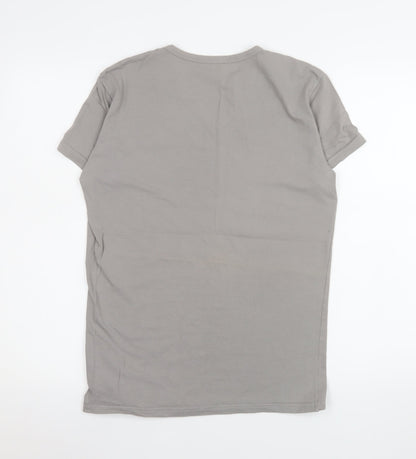 Mens UK Size L Emporio Armani Grey  T-Shirt