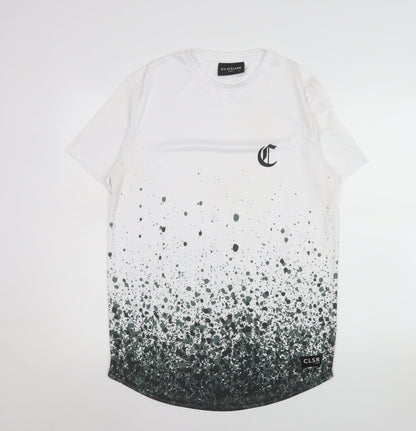 Mens UK Size L Closure London White  T-Shirt