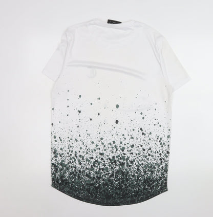 Mens UK Size L Closure London White  T-Shirt