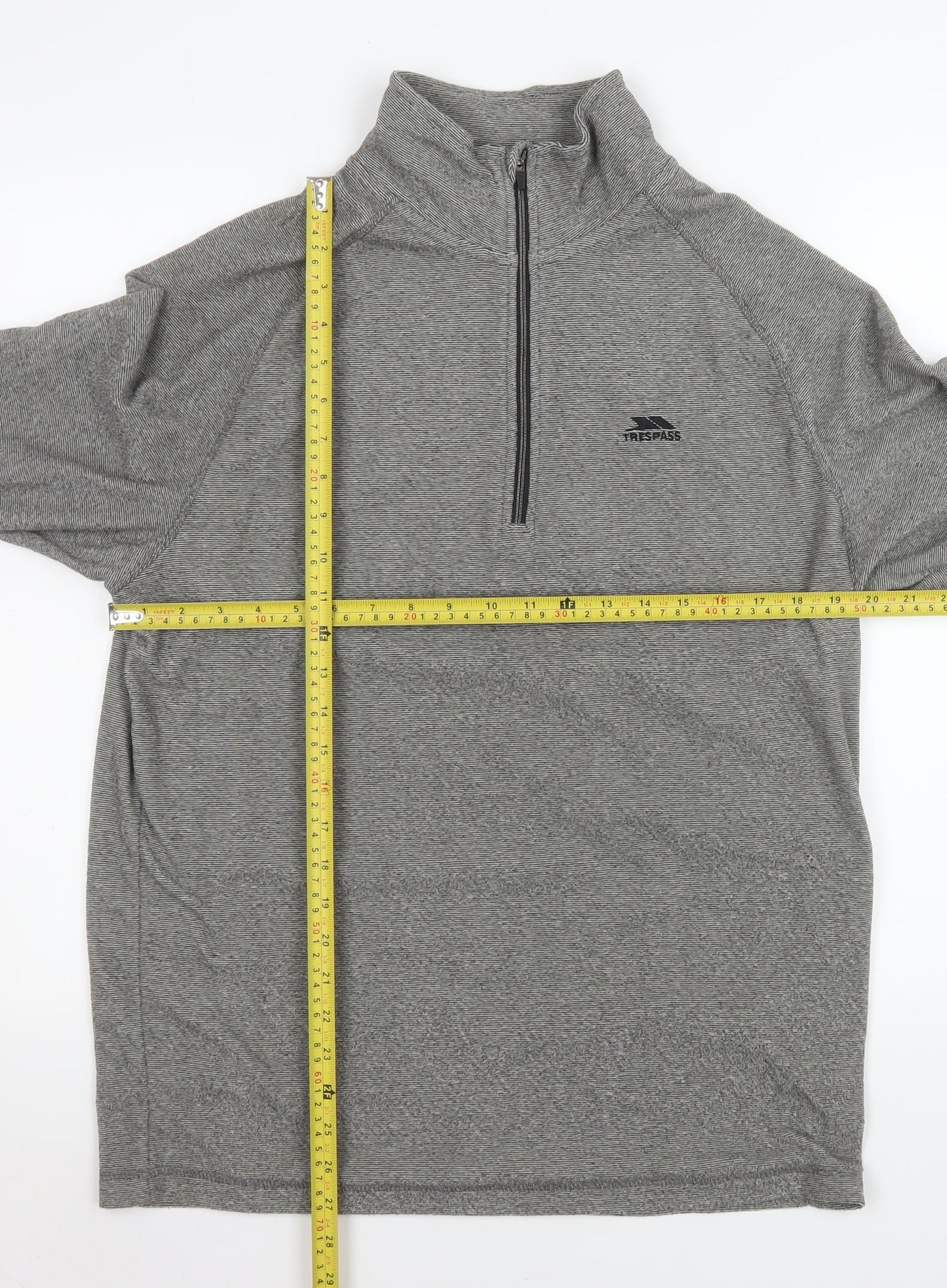 Mens UK Size L Trespass Grey Pullover Sweatshirt