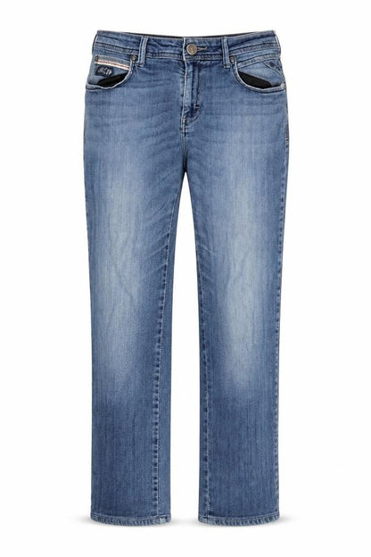 Mens UK Size 34 Wrangler Regular Fit Straight Blue Jeans
