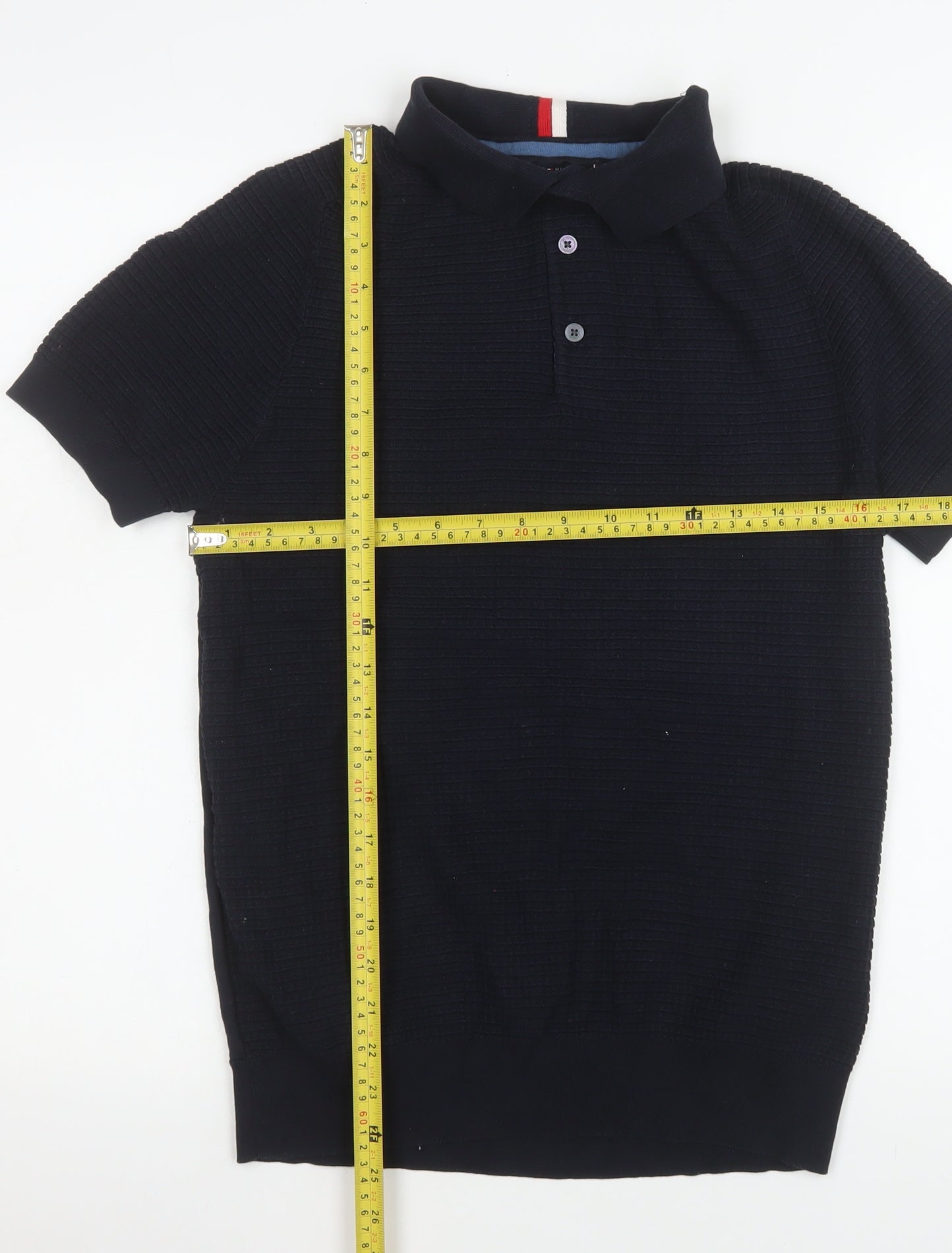 Mens UK Size S Tommy Hilfiger 100% Cotton Polo Shirt