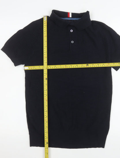Mens UK Size S Tommy Hilfiger 100% Cotton Polo Shirt