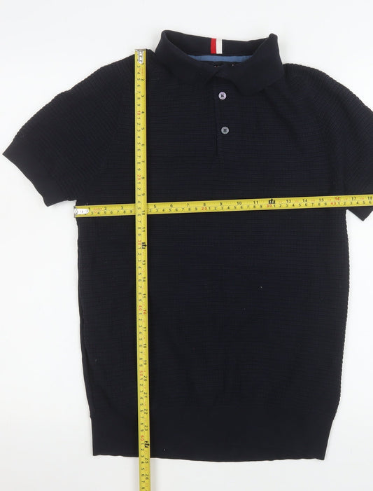 Mens UK Size S Tommy Hilfiger 100% Cotton Polo Shirt