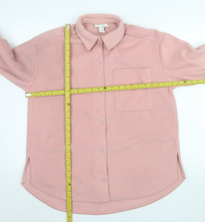 Womens UK Size XS Monki Pink Basic Jacket