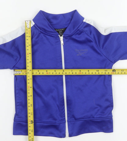 Boys UK Size 2 Years Reebok Blue Track Jacket