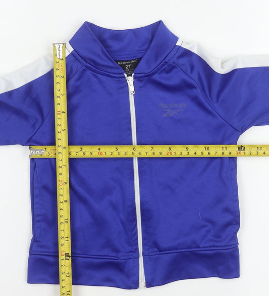 Boys UK Size 2 Years Reebok Blue Track Jacket