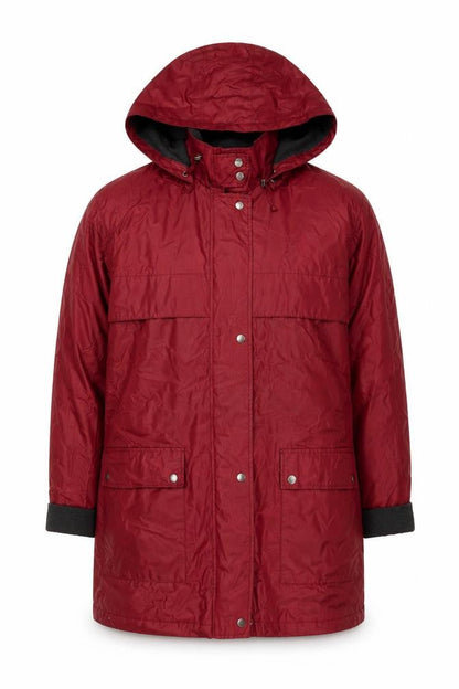 Womens UK Size XL Four Seasons Red Rain Coat