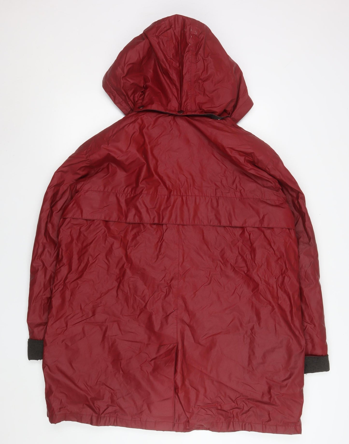 Womens UK Size XL Four Seasons Red Rain Coat