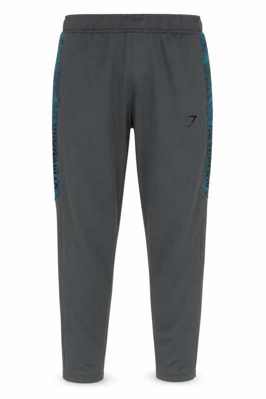 Mens UK Size S Gymshark Slim Fit Track Pants Grey Trousers