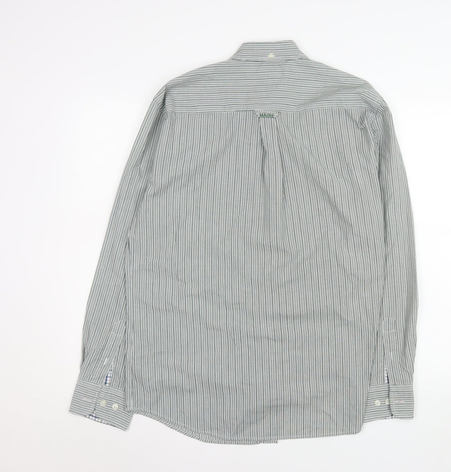 Mens UK Collar Size M Debenhams Smart Green  Dress Shirt