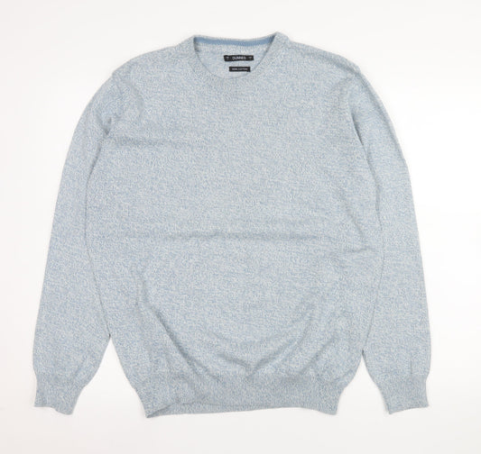 Dunnes Men’s Blue Cotton Crew Neck Jumper Size S