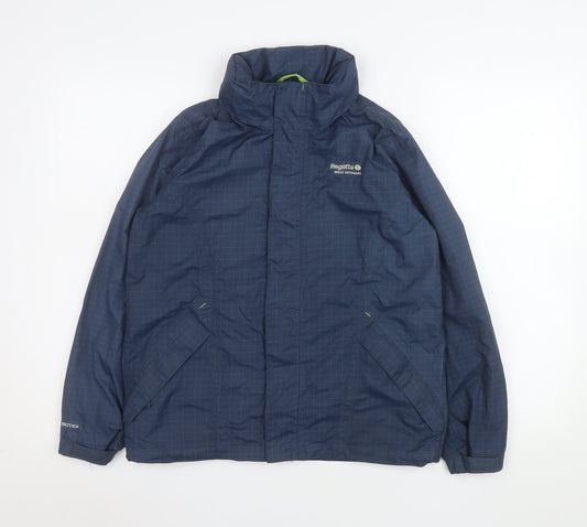Boys UK Size 11-12 Years Regatta Blue Rain Coat