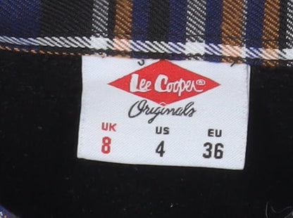 Womens UK Size 8 Lee Cooper Blue Classic Button-Up