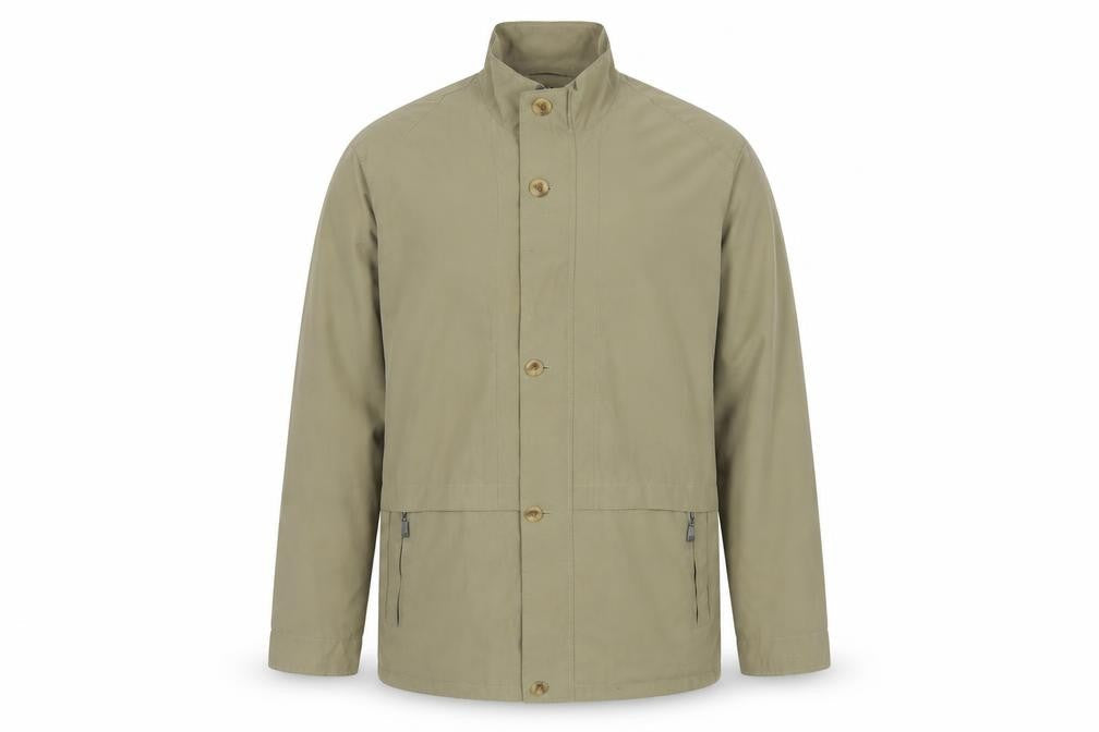 Mens UK Size 44 Frank Eden Beige Basic Jacket