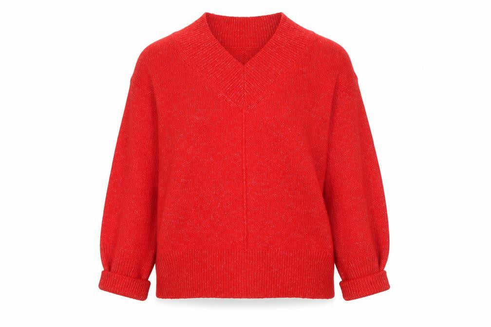 Womens UK Size XS Dunnes Stores Red Pullover Jumper